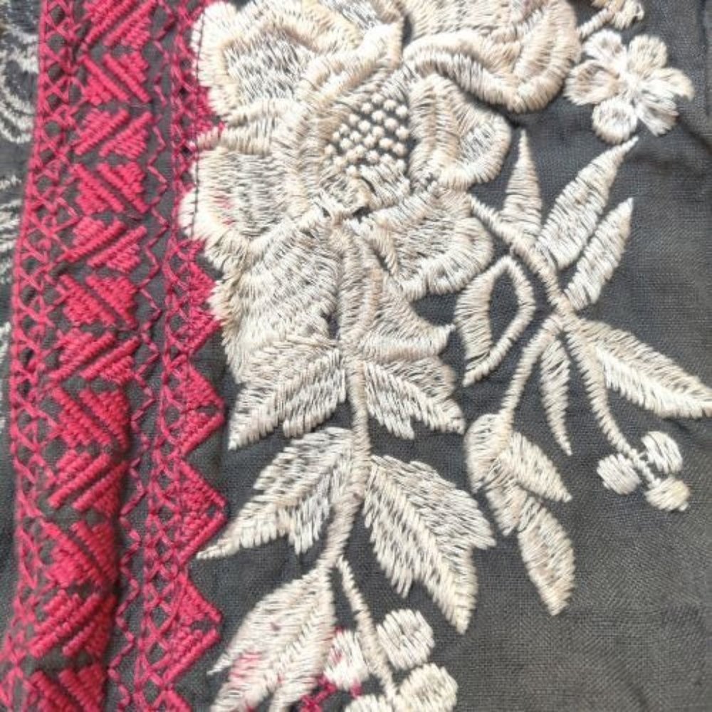 NWT - Johnny Was Women's Camille Embroidered Draped Cardigan - Picture 5 of 6